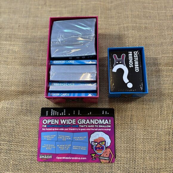 Disturbed Friends Adult Party Game + Expansion Pack Complete 2016 - Picture 2 of 3